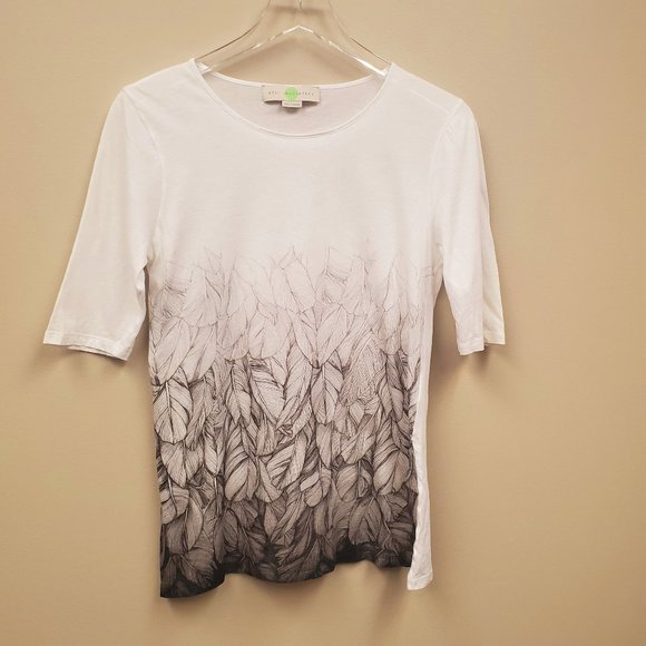 Stella McCartney Tops - Stella McCartney Women's Floral Print Short Sleeve Tee Shirt Size 42